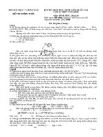 Bộ tài liệu đầy đủ về các đề thi chuyên hoá cấp THPT