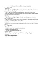 Tài liệu ĐƯỜNG THẲNG VUÔNG VỚI MẠT PHẲNG doc