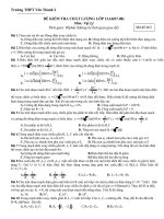 Tài liệu Đề thi và đáp án môn Lý (07-08) ppt