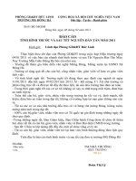 Gián án Báo cáo tình hình trước và sau tết 2011(Mg Đông Hà)