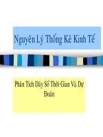 Tài liệu Phân tích dãy số thời gian và dự toán doc