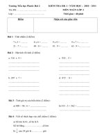 Tài liệu Toán - lop 3