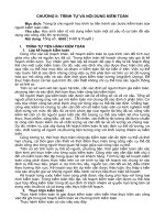 Tài liệu CHƯƠNG II: TRÌNH TỰ VÀ NỘI DUNG KIỂM TOÁN pptx