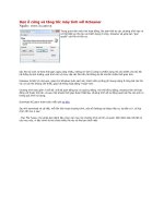 Tài liệu Dọn ổ cứng và tăng tốc máy tính với KCleaner ppt