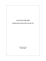 Tài liệu Ngân hàng thế giới hướng dẫn giải ngân các dự án pdf