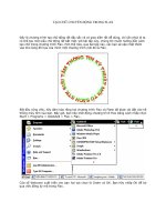 Tài liệu Tạo chữ chuyển động trong Flax doc