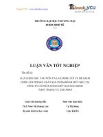 06 ebook VCU lựa CHỌN đẩu vào vốn và LAO ĐỘNG tối ưu để GIẢM THIỂU CHI PHÍ sản XUẤT sản PHẨM  41f4   tạ thị sáng 