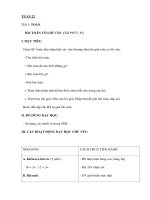 Tài liệu Toán - Thủ công - Đạo đức - Tự nhiên xã hội - Lớp 1 (Tuần 22) pdf