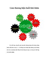 Tài liệu Làm thương hiệu buổi khó khăn pdf