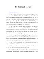 Tài liệu Kỹ thuật nuôi cá vược doc