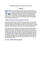 Tài liệu Những thủ thuật hữu ích cho Outlook và PowerPoint pptx