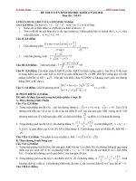 Bài soạn Đề và gợi ý giải đề toán ĐH _khối A 2010