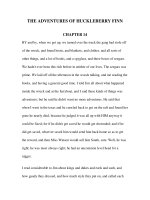 Tài liệu LUYỆN ĐỌC TIẾNG ANH QUA TÁC PHẨM VĂN HỌC-THE ADVENTURES OF HUCKLEBERRY FINN CHAPTER 14 pdf
