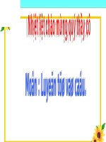 Tài liệu Luyện từ và câu lớp 3 bài từ địa phương