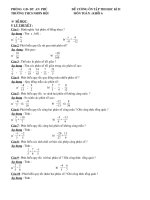 Đề cương ôn thi HKII