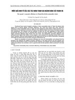 HIệU QUả KINH Tế CủA CáC TáC NHÂN THAM GIA NGàNH HàNG VảI THANH Hà