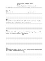 Đề kiểm tra HSG Toán 4 (đề 1)