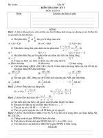 Kiểm tra Toán 8 - HKI