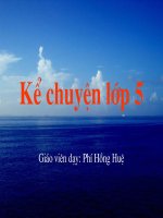 Kê chuyện 5. Người đi săn và con nai