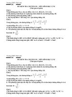 ĐỀ KIỂM TRA VÀ ĐÁP ÁN CHI TIẾT HÌNH 12 NÂNG CAO CHƯƠNG III