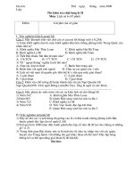 Đề, đáp Sử 6 kỳ 2