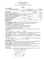 Kiểm tra HK I - Địa lý 6