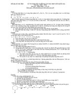 De thi chon hS Hà Tĩnh dự thi HSG quốc gia mon Hoa