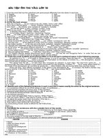 THI VÀO LỚP 10 TIẾNG ANH (ĐỀ 8)