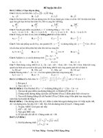 đề luyện thi số 6 năm 2009-2010