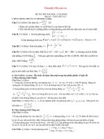 ĐỀ THI THỬ ĐẠI HỌC MÔN TOÁN ĐỀ SỐ 181