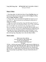 Thi thử Ngữ văn vào 10- Hà Nội-V2