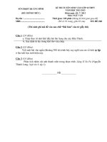 ĐỀ THI TUYỂN SINH VÀO LỚP 10 THPT NĂM HỌC 2012-2013 MÔN NGỮ VĂN - SỞ GIÁO DỤC VÀ ĐÀO TẠO QUẢNG BÌNH