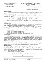 ĐỀ  10 THPT CHUYÊN  LVT 09 - 10