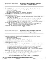 DE THI HOC KY 1- LOP 11CB-NAM 2008-2009