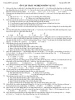 Trắc nghiệm vật lí từ đĩa báo tuổi trẻ 2009