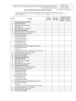 MẪU BÁO CÁO KẾT QUẢ HOẠT ĐỘNG 