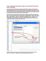 Tuyệt chiêu excel