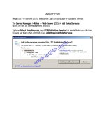 Cài đặt FTP SITE