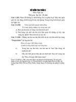 Đề kiểm tra tuần 5 và đáp án.