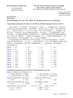 ĐỀ THI TUYỂN SINH CAO ĐẲNG NĂM 2009 Môn: TIẾNG TRUNG QUỐC; Khối: D mã đề  348 