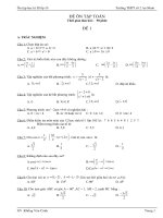 Đề ôn tập HKII (ĐỀ 1)