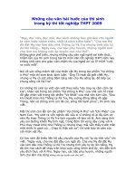 Những câu văn hài hước 