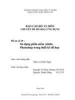 Đồ án đồ họa ứng dụng