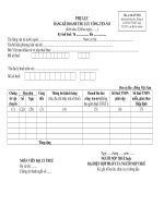 PHỤ LỤC BẢNG KÊ DOANH THU LƯU CÔNG-TEN-NƠ 