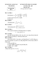 Đề 2006-2007-T.Hoá