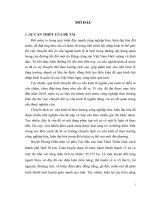 Chuyển dịch cơ cấu kinh tế ngành ở huyện phong điền tỉnh thừa thiên huế theo hướng công nghiệp hoá, hiện đại hóa 