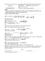 ĐỀ THI HỌC SINH GIỎI GIẢI TOÁN MÁY TÍNH CẦM TAY NĂM HỌC 2012-2013 MÔN TOÁN KHỐI 10– SỞ GIÁO DỤC VÀ ĐÀO TẠO LONG AN