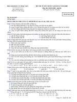 ĐỀ THI TUYỂN SINH CAO ĐẲNG NĂM 2008 Môn thi: SINH HỌC, khối B 106 