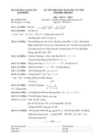 ĐỀ THI CHỌN HỌC SINH GIỎI CẤP TỈNH LÂM ĐỒNG NĂM HỌC 2010 – 2011 Môn: TOÁN - THCS