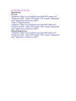 Code chèn đồng hồ vào Blog